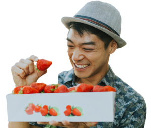 man-buying-strawberries